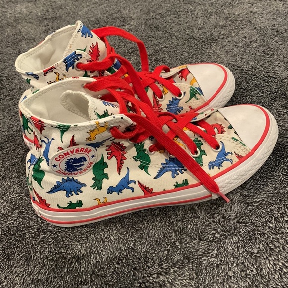 Converse Dinoverse High Top Shoes Sneakers size 3 - Picture 4 of 9
